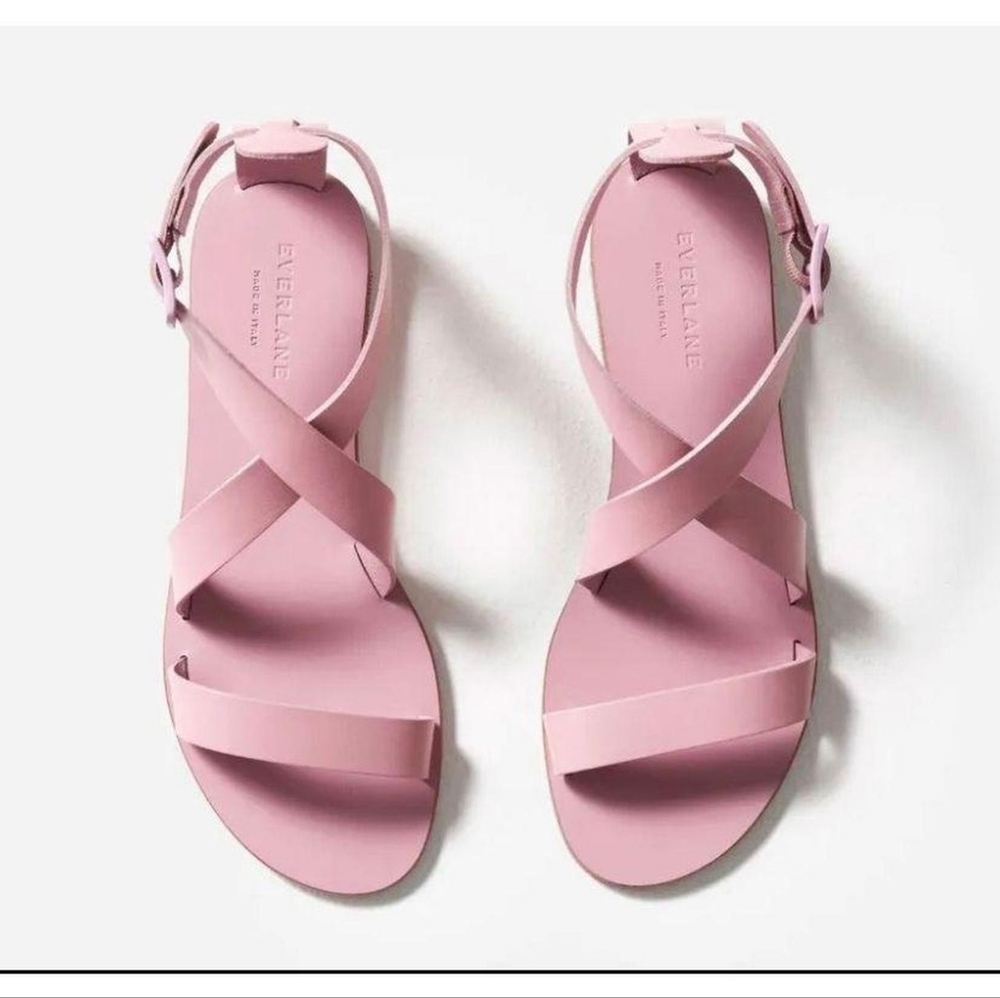 EVERLANE Sandals Lilac Pink size 11, fits like 10